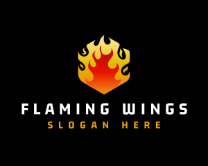 Fire Heat Element  logo design