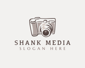 Camera Lens Photo logo design