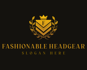 Regal Shield Monarchy logo design