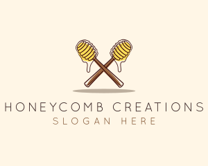 Honey Dipper Sweet logo design