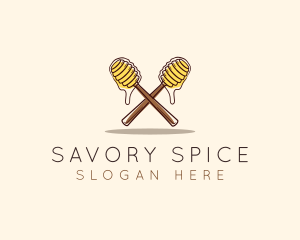 Honey Dipper Sweet logo design