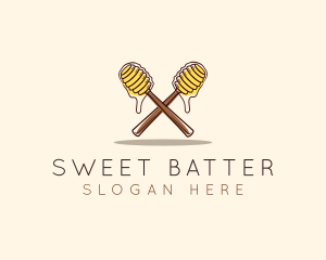 Honey Dipper Sweet logo design