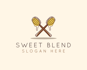 Honey Dipper Sweet logo design