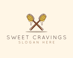 Honey Dipper Sweet logo design