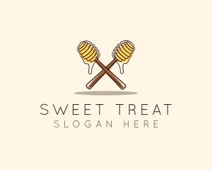 Honey Dipper Sweet logo design