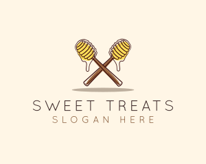 Honey Dipper Sweet logo design