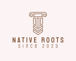 Native Ethnic Column logo design