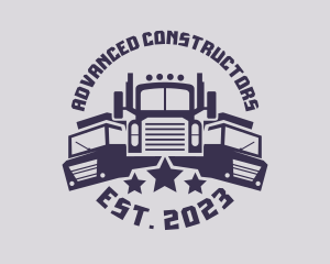 Truck Fleet Logistics logo design