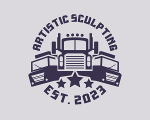 Truck Fleet Logistics logo design