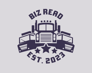 Truck Fleet Logistics logo design