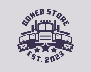 Truck Fleet Logistics logo design