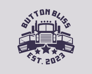 Truck Fleet Logistics logo design