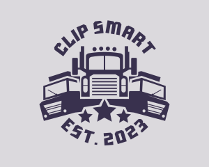 Truck Fleet Logistics logo design