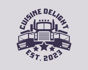 Truck Fleet Logistics logo design