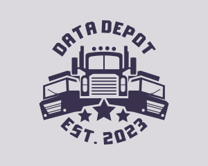 Truck Fleet Logistics logo design