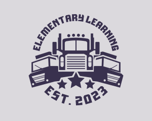 Truck Fleet Logistics logo design