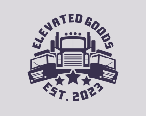 Truck Fleet Logistics logo design