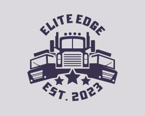 Truck Fleet Logistics logo design