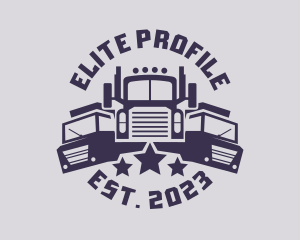 Truck Fleet Logistics logo design