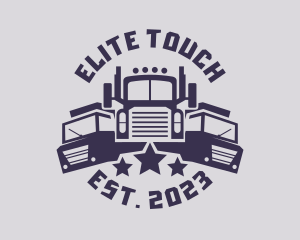 Truck Fleet Logistics logo design