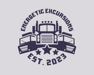 Truck Fleet Logistics logo design