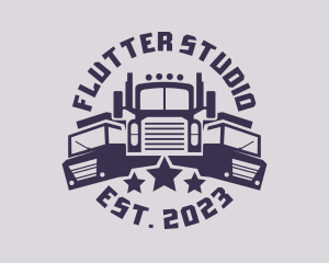 Truck Fleet Logistics logo design