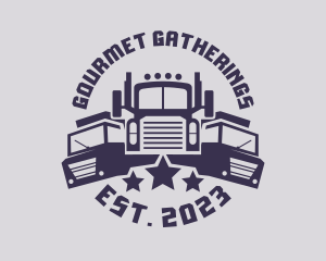 Truck Fleet Logistics logo design