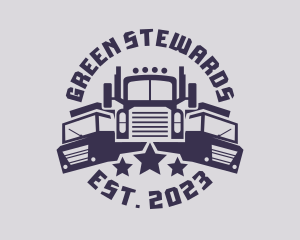 Truck Fleet Logistics logo design