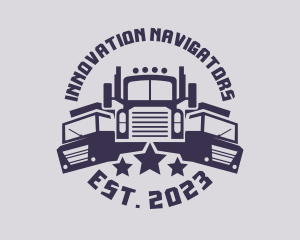 Truck Fleet Logistics logo design