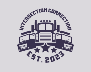 Truck Fleet Logistics logo design