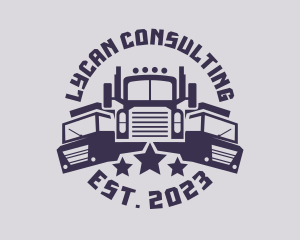 Truck Fleet Logistics logo design