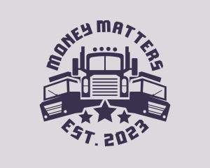 Truck Fleet Logistics logo design