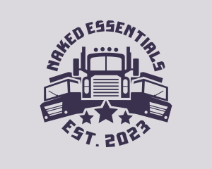 Truck Fleet Logistics logo design