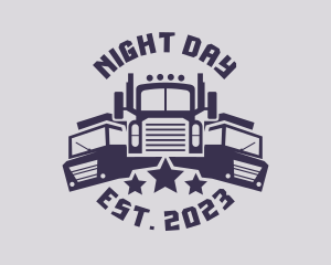 Truck Fleet Logistics logo design