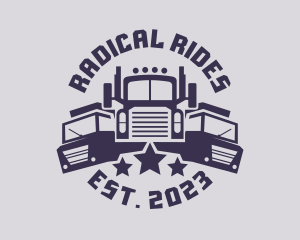 Truck Fleet Logistics logo design