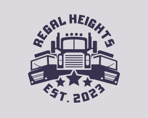 Truck Fleet Logistics logo design