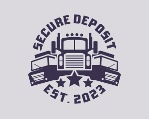 Truck Fleet Logistics logo design