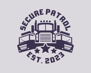 Truck Fleet Logistics logo design