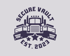 Truck Fleet Logistics logo design