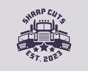 Truck Fleet Logistics logo design