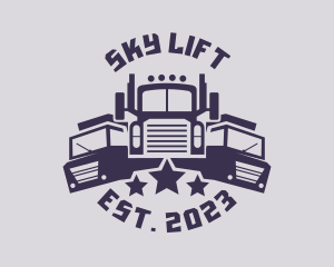 Truck Fleet Logistics logo design