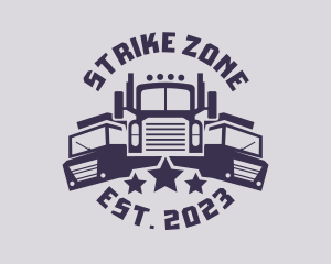 Truck Fleet Logistics logo design