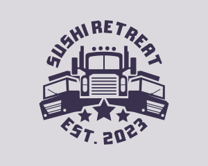 Truck Fleet Logistics logo design