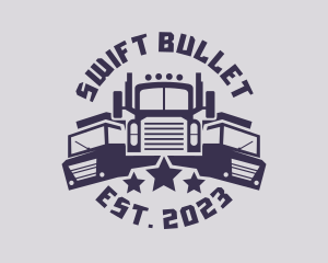 Truck Fleet Logistics logo design