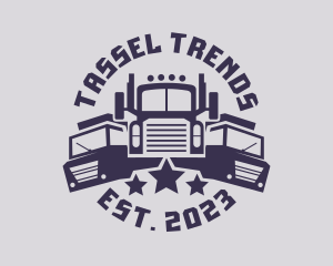 Truck Fleet Logistics logo design