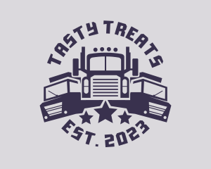 Truck Fleet Logistics logo design