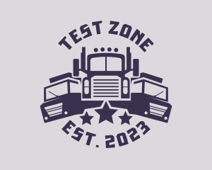 Truck Fleet Logistics logo design