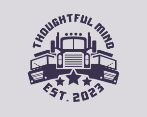 Truck Fleet Logistics logo design