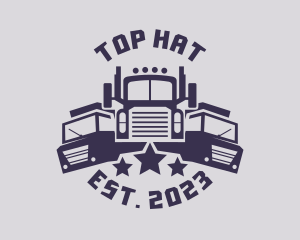 Truck Fleet Logistics logo design