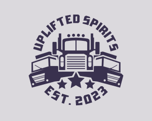 Truck Fleet Logistics logo design